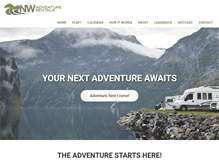 Tablet Screenshot of nwadventurerentals.com